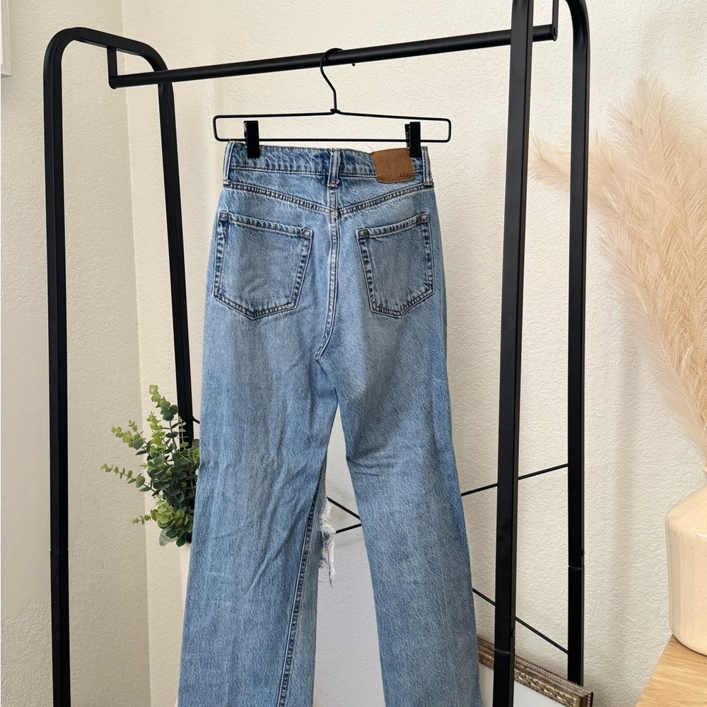 Distressed Blue Jeans - Picture 2 of 2